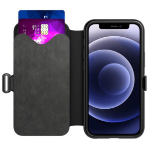 Tech21 EvoWallet Flip Case for Apple iPhone 12 / 12 Pro - Black