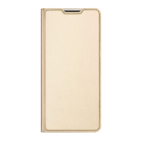 DUX DUCIS Skin Pro Faux Leather Wallet Flip Case for Xiaomi Poco X4 GT - Gold