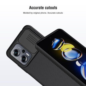 Nillkin CamShield Lens Protector Case for Redmi Note 11T Pro / 11T Pro+ 5G - Black