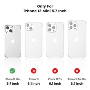 Armoured™ Shield Tough Case for Apple iPhone 13 Mini - Black (Red Buttons)