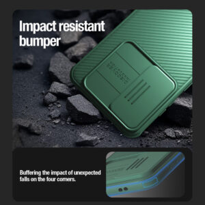 Nillkin CamShield Pro Lens Protector Magnetic Case Cover for Samsung Galaxy S24+ Plus - Green