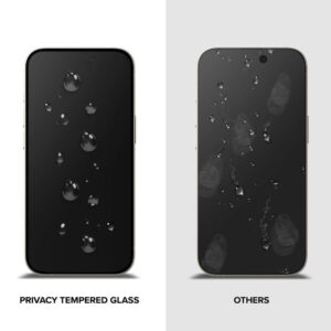 Ringke ID Privacy Glass Tempered Screen Protector for Apple iPhone 15