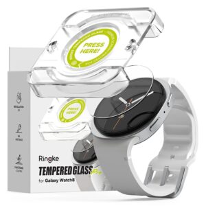 2 Pack Ringke Tempered Glass Pro Protector for Galaxy Watch 8 (44mm)