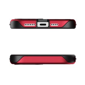 Ghostek Atomic Slim 3 Aluminum Tough Case Cover for Apple iPhone 12 Pro Max - Red