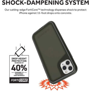 Griffin Survivor Extreme 360 Rugged Case for Apple iPhone 11 Pro Max, Black / Grey