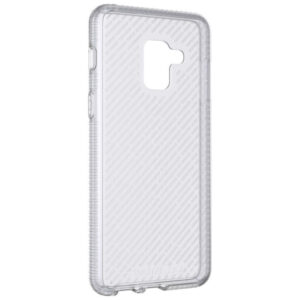 Tech21 Evo Shell Tough Rear Case Cover for Samsung Galaxy A8 2018 - Frosted Clear