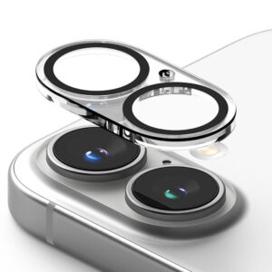 Ringke 2-Pack Camera Full Cover Glass Protector for iPhone 16 / 16 Plus - Clear