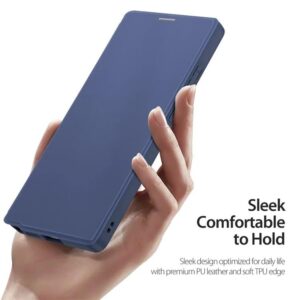 DUX DUCIS Skin X Pro Magnetic Flip Wallet Case for Samsung Galaxy S25 Ultra - Blue