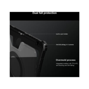 Nillkin Bumper Link Tough Keyboard Case for Apple iPad 10.9" (10th Gen. 2020) (Backlit Version) - Black