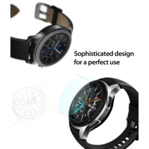 Ringke ID Glass Tempered Screen Protector for Samsung Galaxy Watch 46mm, 4 Pack