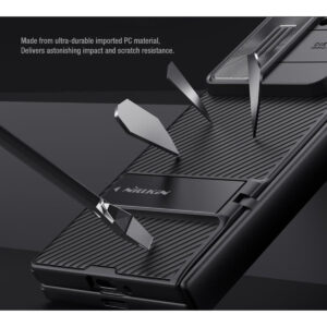 Nillkin CamShield Camera Lens Protector Kickstand Case for Samsung Galaxy Z Fold6 5G - Blue