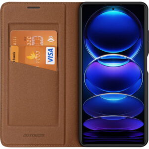 Dux Ducis SKIN X2 Tough Rugged Flip Wallet Case Redmi Note 12 Pro Plus(+) 5G - Brown