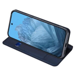 DUX DUCIS Skin Pro Faux Leather Wallet Flip Case for Google Pixel 9 Pro XL - Blue