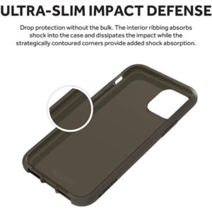 Griffin Survivor Clear Tough Slim Rear Case for Apple iPhone 11 Pro - Black