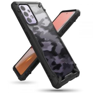 Ringke Fusion X Tough Rear Case Cover for Samsung Galaxy A72 / A72 5G - Camo Black