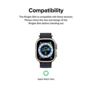 Ringke Slim Case Cover 2-pack for Apple Watch Ultra 49MM - Clear & Matte Black