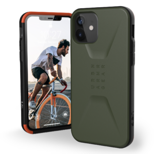 Urban Armor Gear (UAG) Civilian Tough Rear Case for Apple iPhone 12 Pro Max - Olive