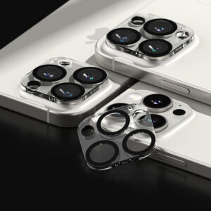 Ringke 2-Pack Camera Full Cover Glass Protector for iPhone 16 Pro / Pro Max - Clear