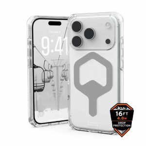 Urban Armor Gear (UAG) Plyo MagSafe Tough Case Cover for Apple iPhone 17 Pro - Ice/Silver