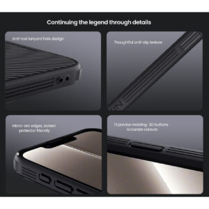 Nillkin CamShield Pro Lens Protector Case Cover for Apple iPhone 16e - Black