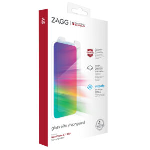 ZAGG Invisible Shield Glass Elite VisionGuard Screen Protector for Apple iPhone 12 Pro Max / iPhone 13 Pro Max / iPhone 14 Plus