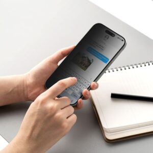 Ringke 2 Pack Easy Slide Privacy Glass Screen Protector for Samsung Galaxy S25