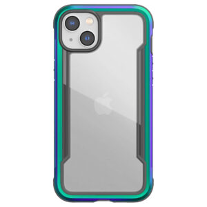 Raptic Shield Tough Rugged Rear Case Cover for Apple iPhone 14 Plus - Iridescent