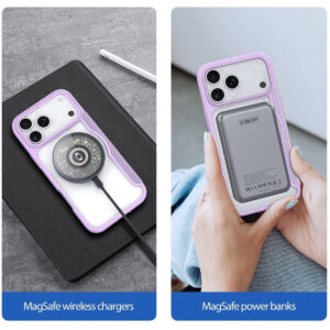 DUX DUCIS Skin X Pro MagSafe Flip Wallet Case for Apple iPhone 17 Pro Max - Purple