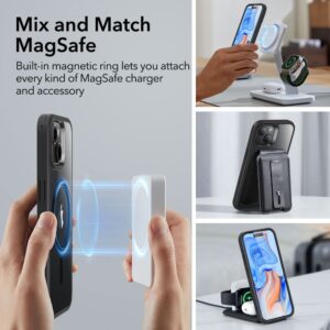 ESR Classic HaloLock MagSafe Tough Case for Apple iPhone 15 - Clear/Black