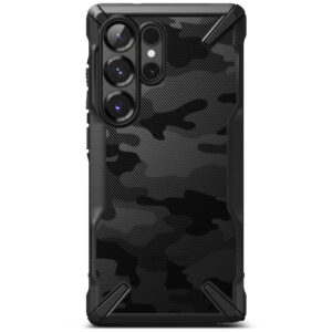 Ringke Fusion X Tough Rugged Case for Samsung Galaxy S25 Ultra - Camo Black