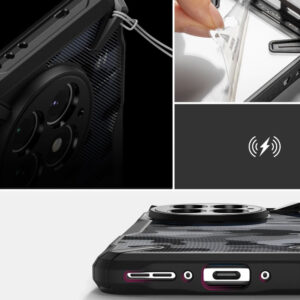 Ringke Fusion X Tough Rugged Case for OnePlus 13 - Camo Black