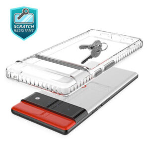 Armoured™ Shock Tough Rugged Case for Google Pixel 6 Pro - Tinted / Black Buttons