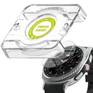 2 Pack Ringke Tempered Glass Pro Protector for Galaxy Watch 8 Classic (46mm)