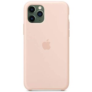 Official Apple Silicone Rear Case Cover for Apple iPhone 11 Pro - Pink Sand