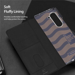 Dux Ducis Bril Leather Case Cover for Samsung Galaxy Z Fold5 5G - Black