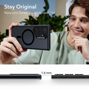 ESR Classic HaloLock MagSafe Tough Case for Samsung S24 Ultra - Frosted Black