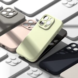 Ringke Slim Silicone Magsafe Matte Rear Case for Apple iPhone 15 Pro Max - Sunny Lime