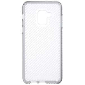 Tech21 Evo Shell Tough Rear Case Cover for Samsung Galaxy A8 2018 - Frosted Clear