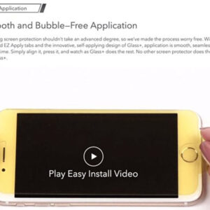 ZAGG InvisibleShield Glass+ Screen Protector for Samsung Galaxy J5 2017, Clear