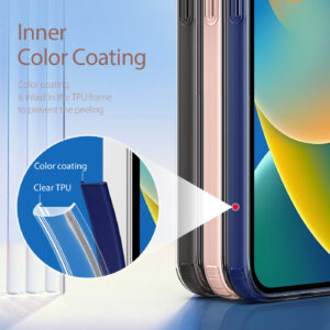 DUX DUCIS Clin2 Clear Tough with MagSafe Case for Apple iPhone 14 Plus - Blue