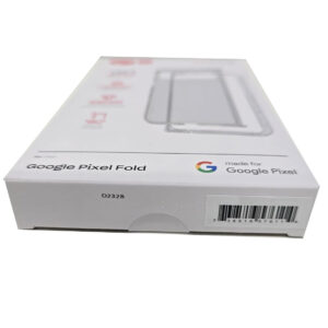 Tech21 EvoClear Tough Rear Case Cover for Google Pixel Fold - Transparent