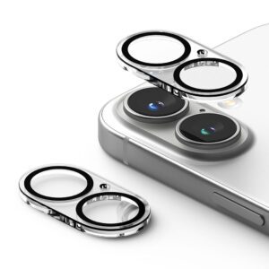 Ringke 2-Pack Camera Full Cover Glass Protector for iPhone 16 / 16 Plus - Clear