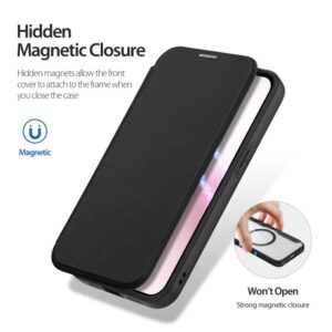 DUX DUCIS Skin X Pro Magnetic Flip Wallet Case for Apple iPhone 16e - Black