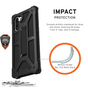 Urban Armor Gear (UAG) Samsung Galaxy Note 10 Monarch - Black - Rugged Case