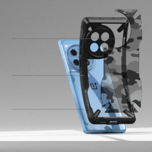 Ringke Fusion X Tough Rear Case Cover for OnePlus Ace 3 / 12R - Camo Black