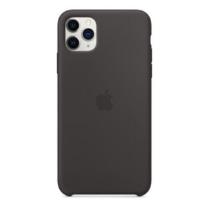 Official Apple Silicone Rear Case Cover for Apple iPhone 11 Pro Max - Black
