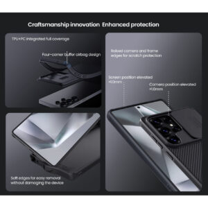 Nillkin CamShield Pro Lens Protector Case Cover for Samsung Galaxy S25 Ultra - Black