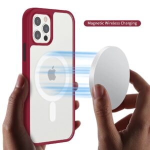 Armoured™ Shield MagSafe Tough Case for iPhone 14 Pro Max - Blue (Grey Buttons)