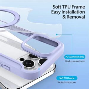 DUX DUCIS Skin X Pro MagSafe Standing Flip Wallet Case for Apple iPhone 16 Pro - Purple