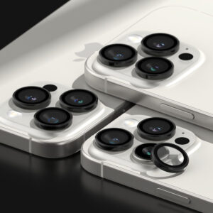 Ringke 2-Pack Camera Glass Lens Protector for iPhone 16 Pro / Pro Max - Black